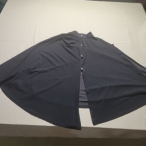 Elegant Black Button-Down Women's Skirt